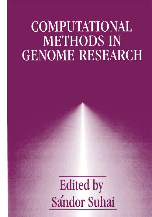 Book cover of Computational Methods in Genome Research (1994)