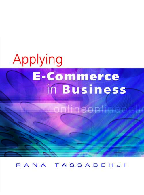 Book cover of Applying E-Commerce in Business (PDF)