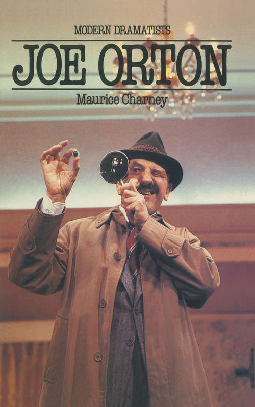 Book cover of Joe Orton (1st ed. 1984) (Modern Dramatists Ser.)