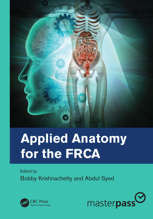 Book cover of Applied Anatomy for the FRCA