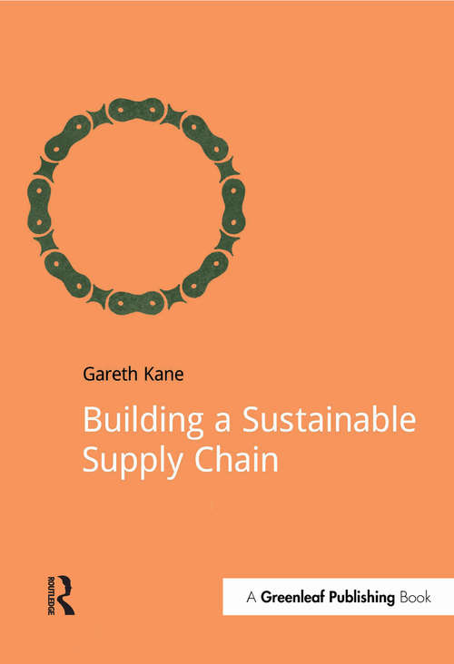 Book cover of Building a Sustainable Supply Chain