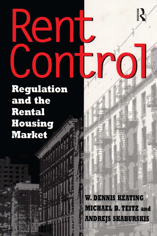 Book cover of Rent Control in North America and Four European Countries: Regulation and the Rental Housing Market