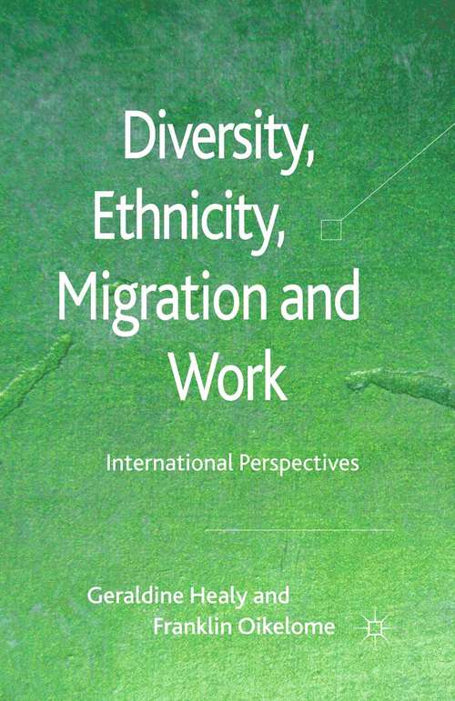 Book cover of Diversity, Ethnicity, Migration and Work: International Perspectives (2011)