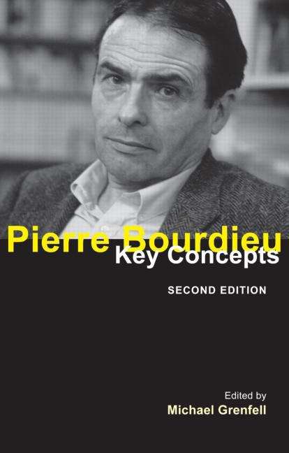 Book cover of Pierre Bourdieu: Key Concepts (PDF)