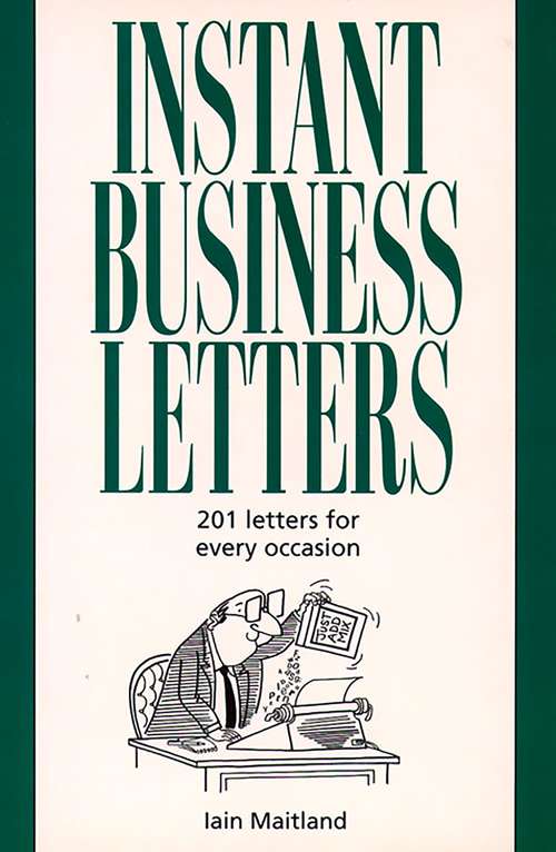 Book cover of Instant Business Letters (ePub edition)