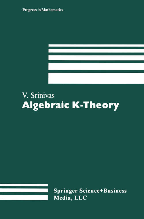 Book cover of Algebraic K-Theory (pdf) (1991) (Progress in Mathematics #90)