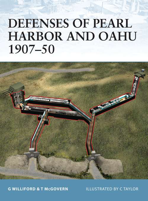 Book cover of Defenses of Pearl Harbor and Oahu 1907–50 (Fortress)