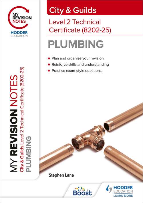 Book cover of My Revision Notes: City & Guilds Level 2 Technical Certificate in Plumbing (8202-25)