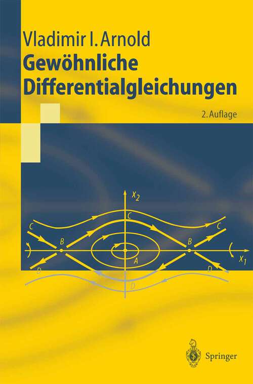 Book cover of Gewöhnliche Differentialgleichungen (2. Aufl. 2001) (Springer-Lehrbuch)
