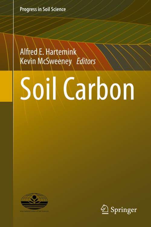 Book cover of Soil Carbon (2014) (Progress in Soil Science)
