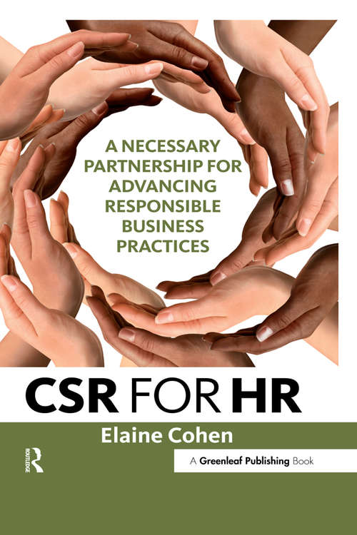Book cover of CSR for HR: A Necessary Partnership for Advancing Responsible Business Practices