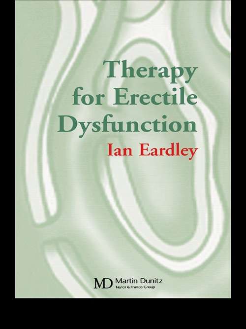 Book cover of Therapy for Erectile Dysfunction: Pocketbook