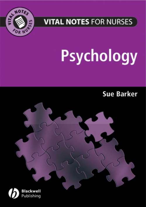 Book cover of Vital Notes for Nurses: Psychology (Vital Notes for Nurses #13)