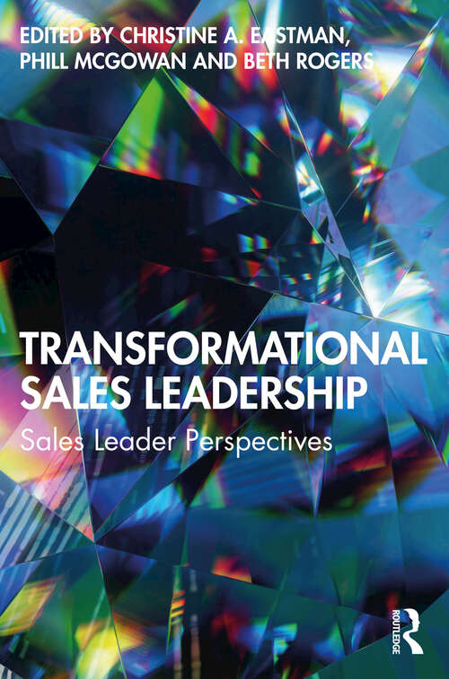 Book cover of Transformational Sales Leadership: Sales Leader Perspectives