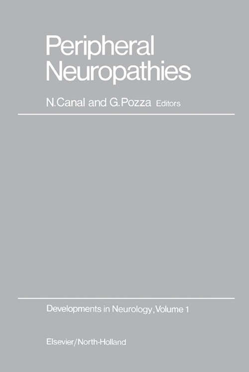 Book cover of Peripheral Neuropathies: Proceedings of the International Symposium on Peripheral Neuropathies Held in Milan, Italy, on June 26–28, 1978