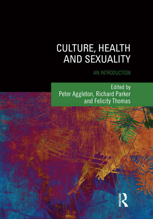 Book cover of Culture, Health and Sexuality: An Introduction (Sexuality, Culture and Health)