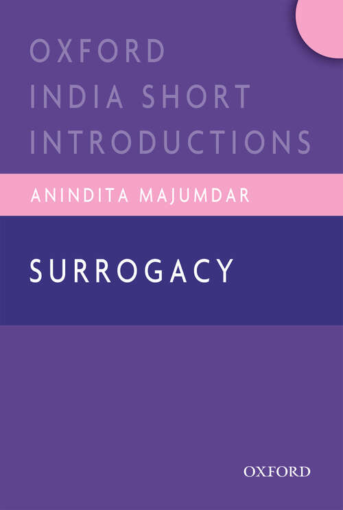 Book cover of Surrogacy (Oxford India Short Introductions)
