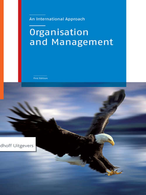 Book cover of Organization and Management: An International Approach