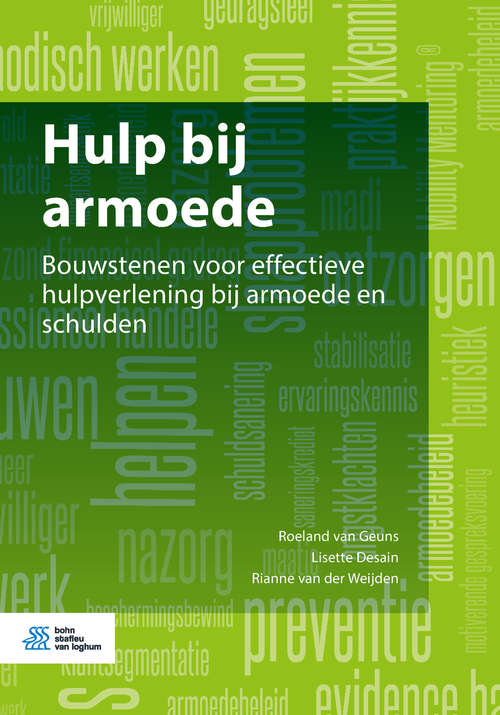 Book cover of Hulp bij armoede: Bouwstenen voor effectieve hulpverlening bij armoede en schulden (1st ed. 2019)