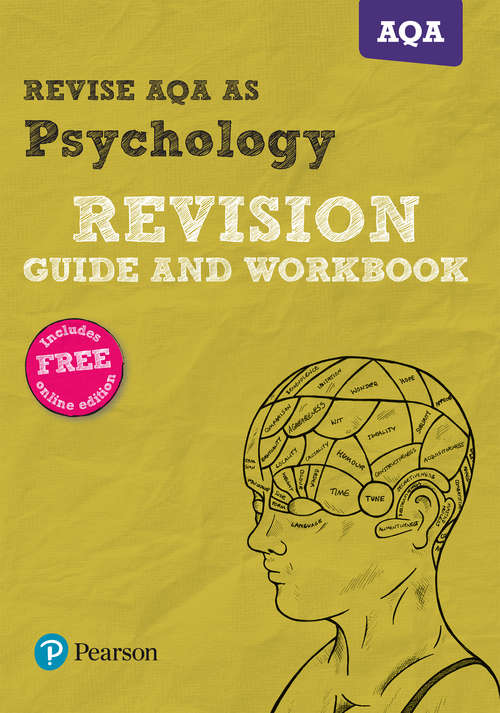 Book cover of Revise Aqa As Level Psychology Revision Guide And Workbook (PDF)