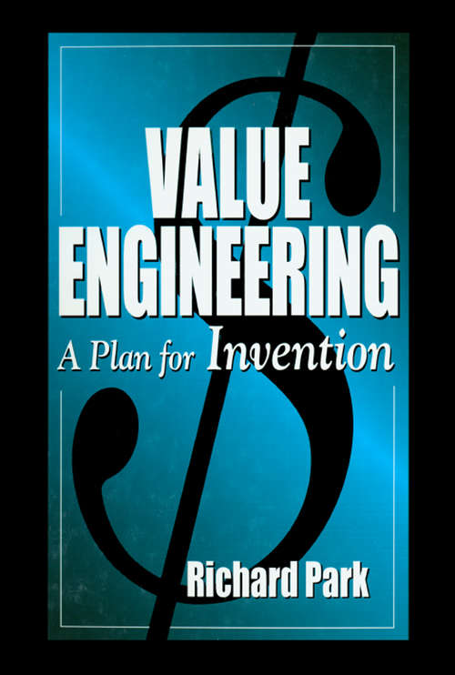 Book cover of Value Engineering: A Plan for Invention