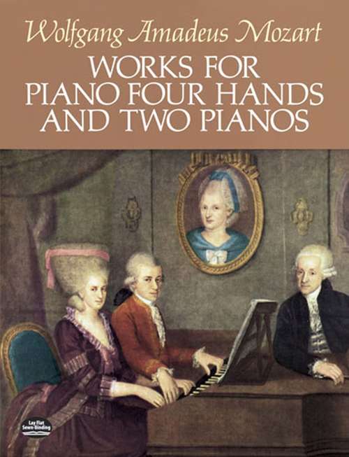 Book cover of Works for Piano Four Hands and Two Pianos (Dover Music For Piano Ser.)
