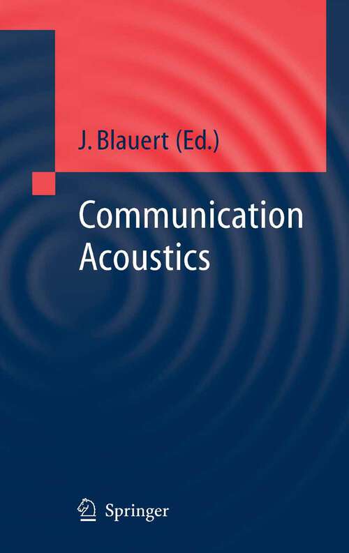 Book cover of Communication Acoustics (2005)
