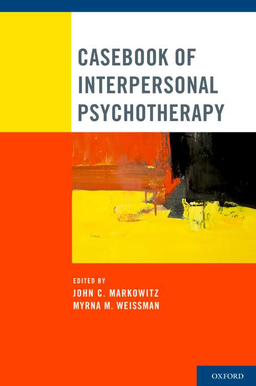 Book cover of Casebook of Interpersonal Psychotherapy