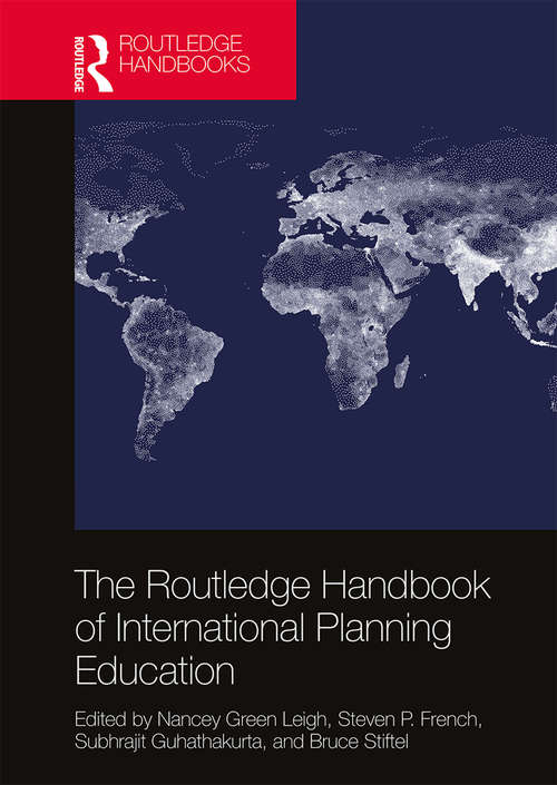 Book cover of The Routledge Handbook of International Planning Education
