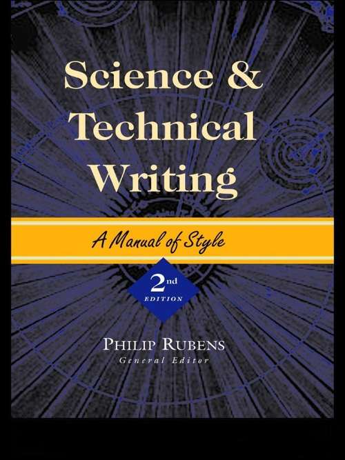 Book cover of Science and Technical Writing: A Manual of Style (2)