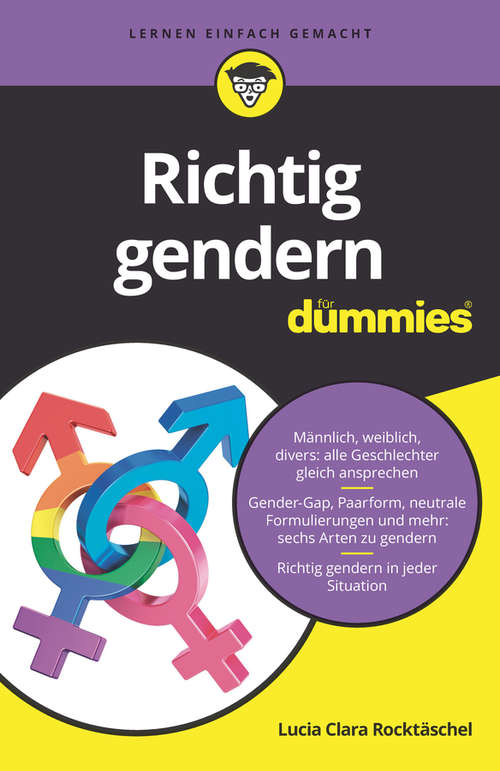 Book cover of Richtig gendern für Dummies (Für Dummies)