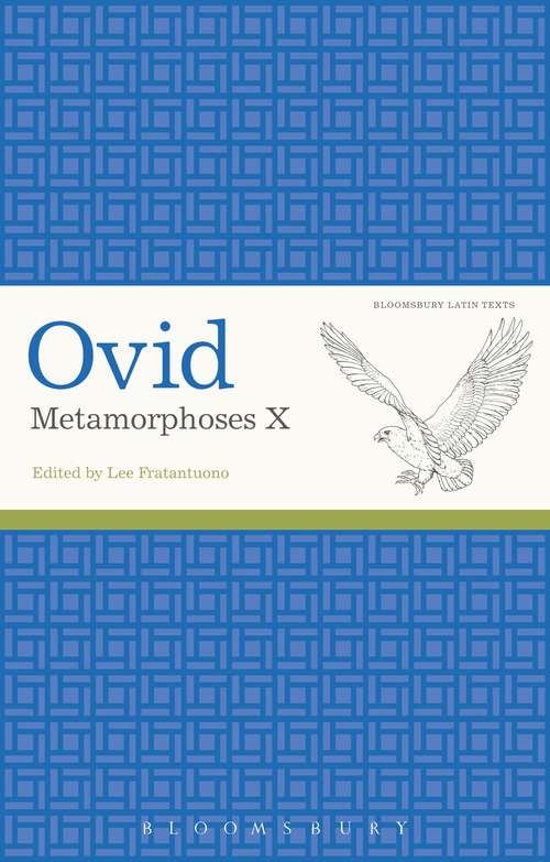 Book cover of Ovid, Metamorphoses X (Latin Texts)