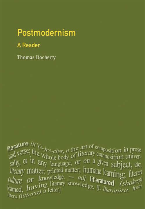 Book cover of Postmodernism: A Reader