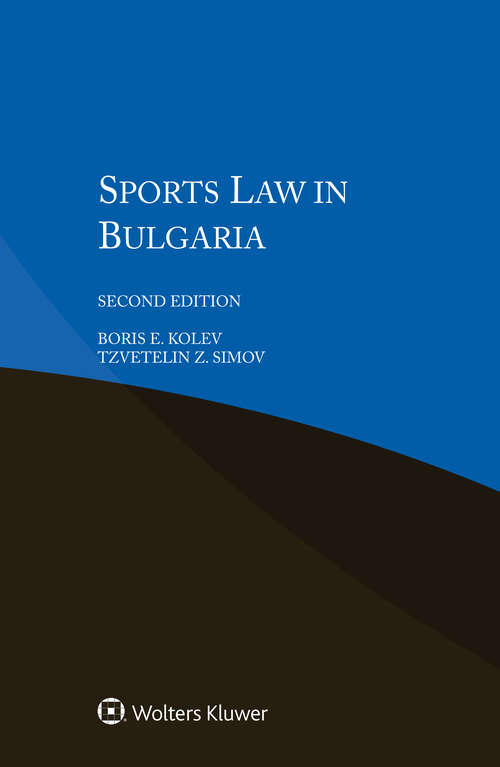 Book cover of Sports Law in Bulgaria (2)
