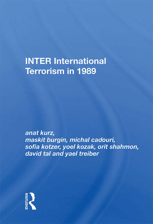 Book cover of Inter: International Terrorism In 1989
