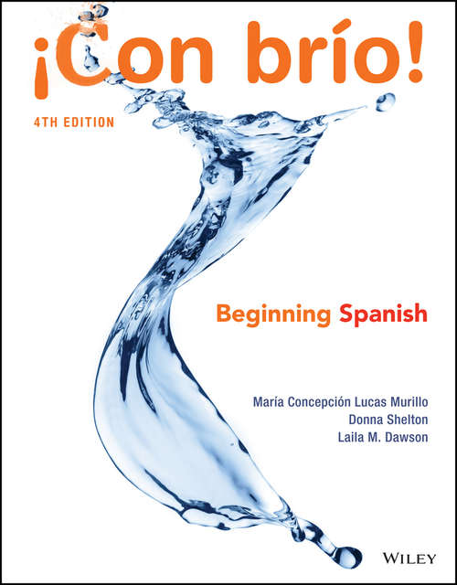 Book cover of Con brio: Beginning Spanish