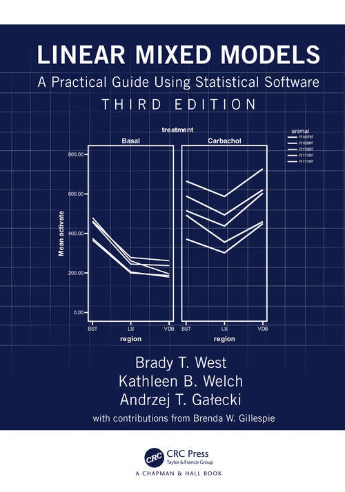 Book cover of Linear Mixed Models: A Practical Guide Using Statistical Software (3)