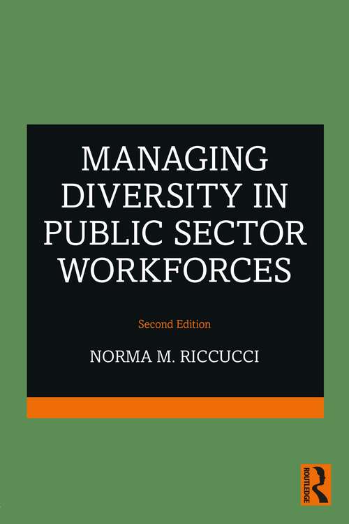 Book cover of Managing Diversity In Public Sector Workforces (2)