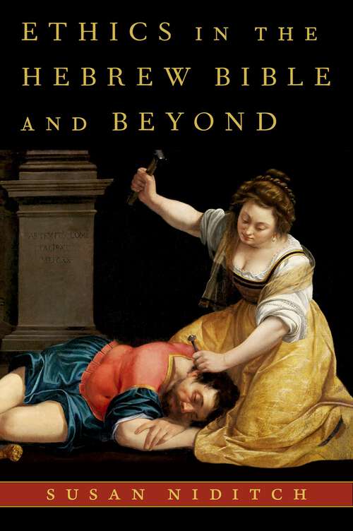Book cover of Ethics in the Hebrew Bible and Beyond