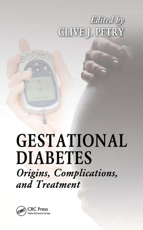 Book cover of Gestational Diabetes: Origins, Complications, and Treatment