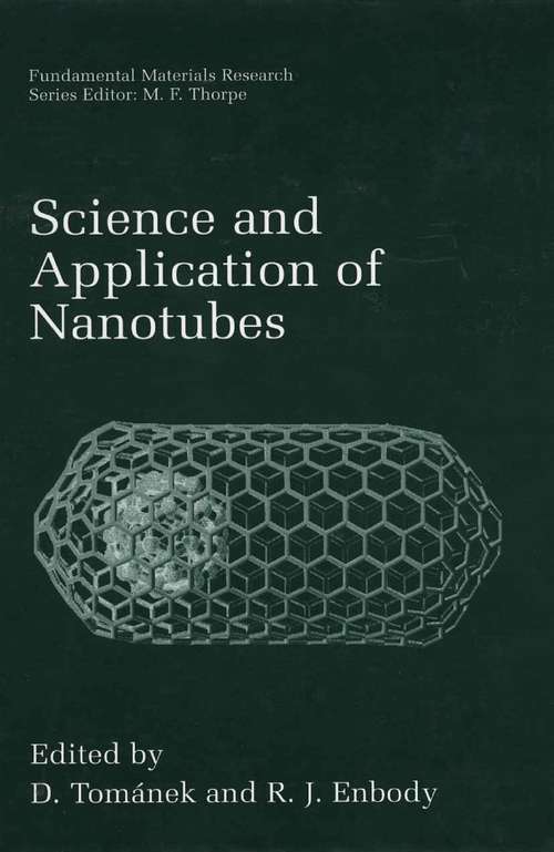 Book cover of Science and Application of Nanotubes (2000) (Fundamental Materials Research)