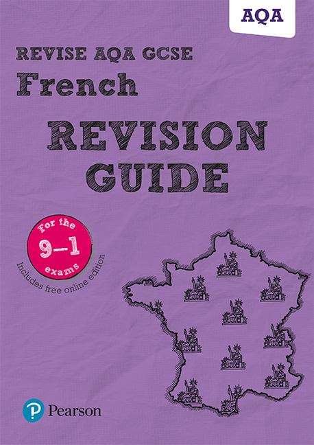 Book cover of Pearson REVISE AQA GCSE French Revision Guide: (Braille file available upon request)