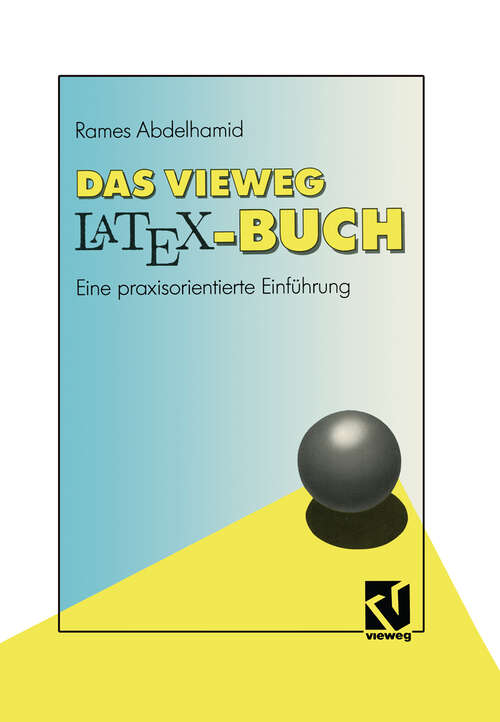Book cover of Das Vieweg LATEX-Buch: Eine praxisorientierte Einführung (1992)
