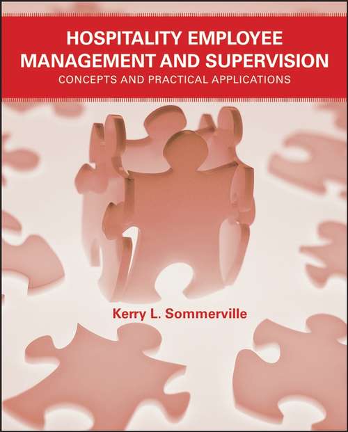 Book cover of Hospitality Employee Management and Supervision: Concepts and Practical Applications