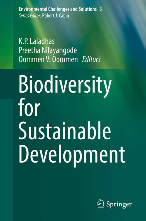 Book cover of Biodiversity for Sustainable Development (Environmental Challenges and Solutions #3)