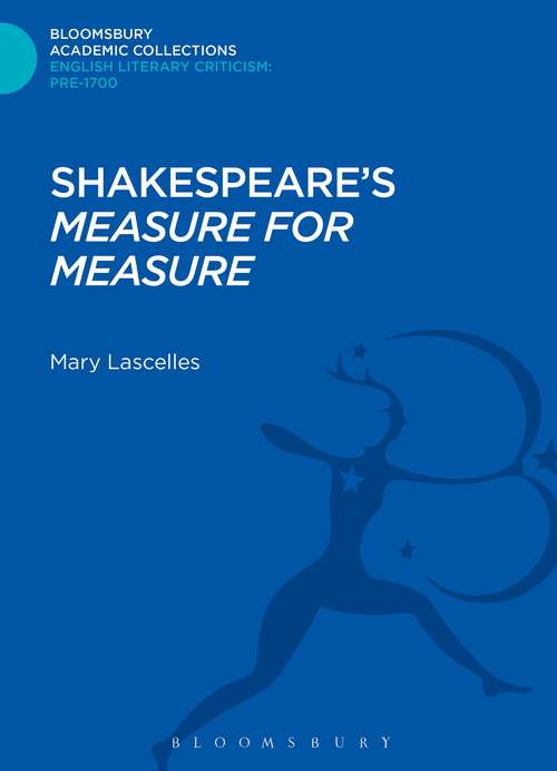 Book cover of Shakespeare's 'Measure for Measure' (Bloomsbury Academic Collections: English Literary Criticism)