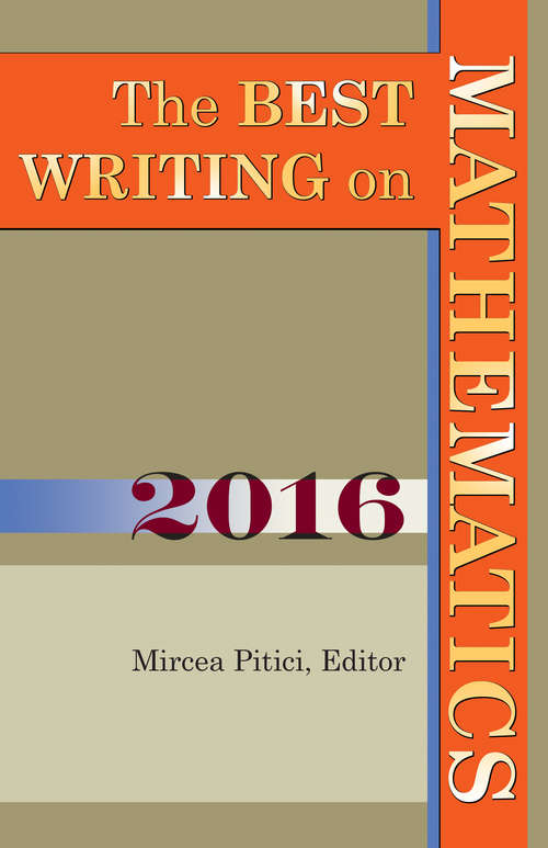 Book cover of The Best Writing on Mathematics 2016