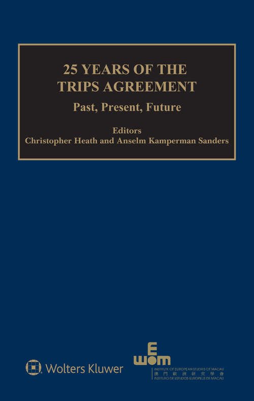 Book cover of 25 Years of the TRIPS Agreement