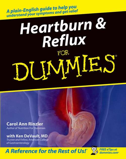 Book cover of Heartburn and Reflux For Dummies