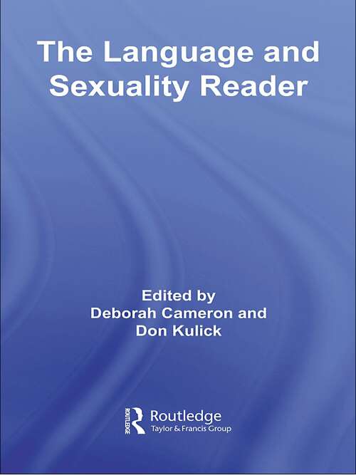 Book cover of Language And Sexuality Reader
